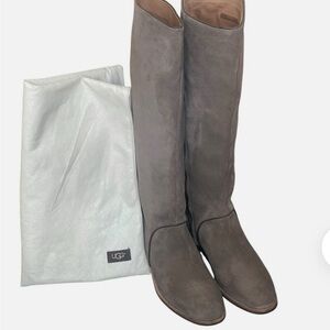 UGG Women's Over the Knee Gray Suede Boots
